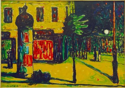 Vista de la calle en Berlín de Arthur Segal