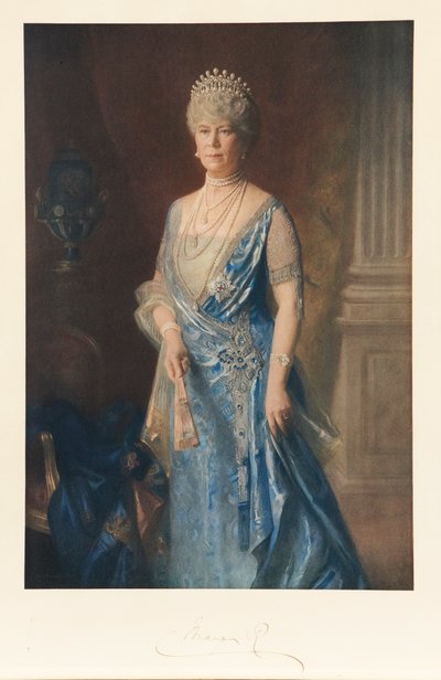 Queen Mary, c.1927-40 (litografía en color) de Arthur Trevethin (after) Nowell