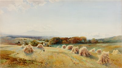 En las colinas de Windermere, antes de 1909 (Acuarela y gouache) de Arthur Tucker