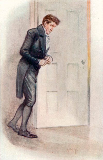 Ilustración para Emma de Jane Austen de Arthur Wallis Mills