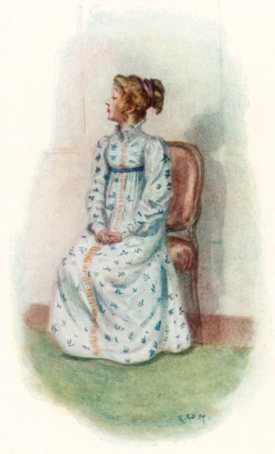Ilustración para La abadía de Northanger de Jane Austen de Arthur Wallis Mills