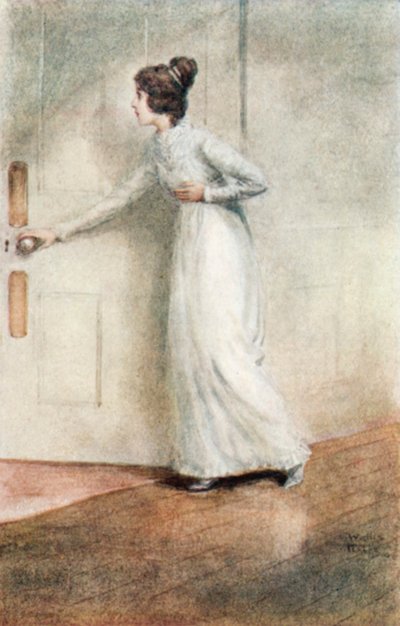 Ilustración para La abadía de Northanger de Jane Austen de Arthur Wallis Mills