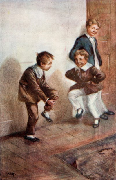Ilustración de La abadía de Northanger de Jane Austen de Arthur Wallis Mills