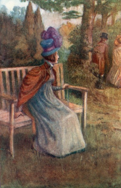 Ilustración para Northanger Abbey de Jane Austen de Arthur Wallis Mills