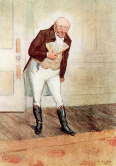 Ilustración para Orgullo y Prejuicio de Jane Austen de Arthur Wallis Mills