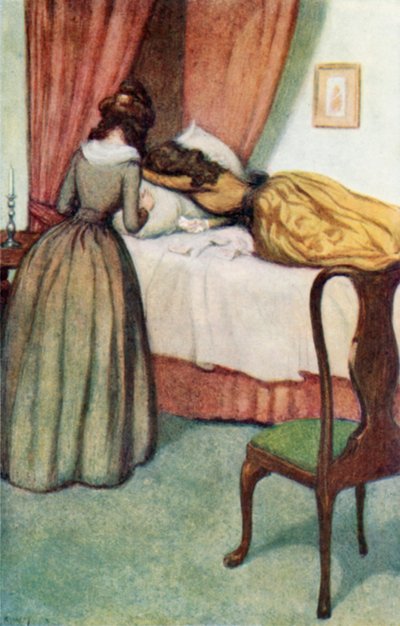 Ilustración para Sentido y Sensibilidad de Jane Austen de Arthur Wallis Mills