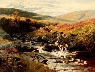La caza de la nutria de Arthur Wardle