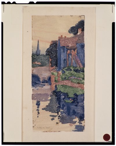 La casa azul de Arthur Wesley Dow