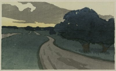 El camino largo, Argilla Road, Ipswich, 1898 de Arthur Wesley Dow