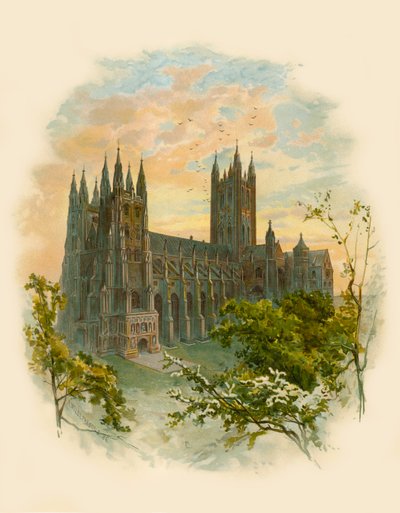 Catedral de Canterbury, suroeste de Arthur Wilde Parsons