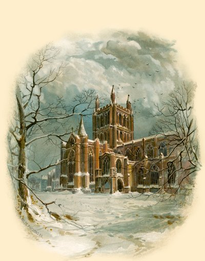 Catedral de Hereford, noroeste de Arthur Wilde Parsons