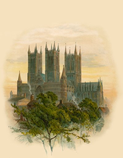 Catedral de Lincoln, suroeste de Arthur Wilde Parsons