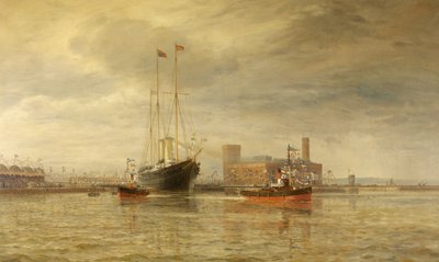 Inauguración del Royal Edward Dock, Avonmouth, 9 de julio de Arthur Wilde Parsons