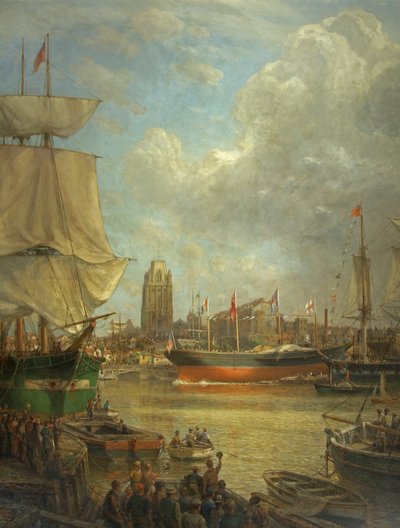El lanzamiento del Great Western en 1837 de Arthur Wilde Parsons