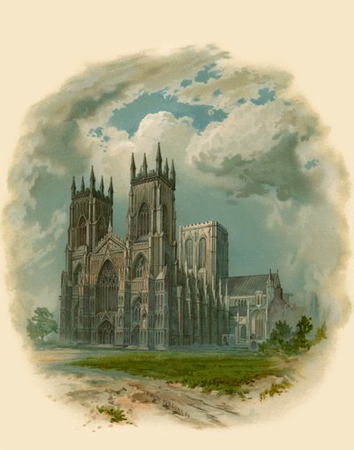 Frente oeste de la Catedral de York de Arthur Wilde Parsons