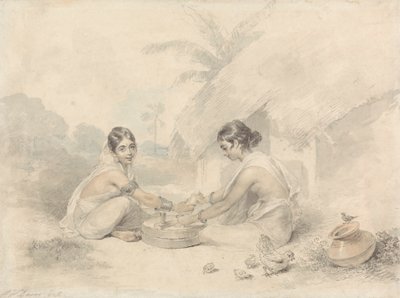 Mujeres nativas de Bengala de Arthur William Devis