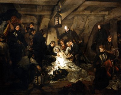 La muerte del almirante Lord Nelson, 1805 1807 de Arthur William Devis