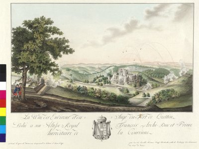 1790 asedio de la fortaleza de Czettin de Artist Unknown