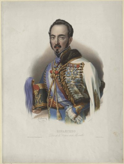 1st Duque de La Victoria Espartero de Artist Unknown