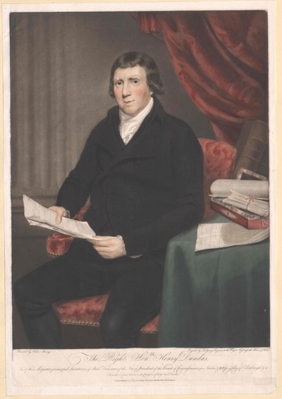 1er vizconde Melville Dundas de Artist Unknown