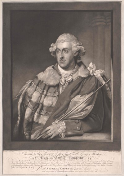 IV Duque y Conde de Manchester Montagu de Artist Unknown