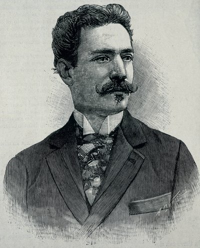 ALBARRAN Y DOMINGEZ, Joaquin (1860 - 1912). Urólogo español nacido en Cuba. (grabado) de Artist Unknown