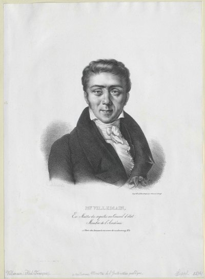 Abel-François Villemain de Artist Unknown