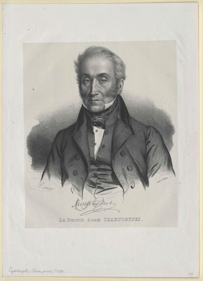 Adam George count Czartoryski (imprimir) de Artist Unknown
