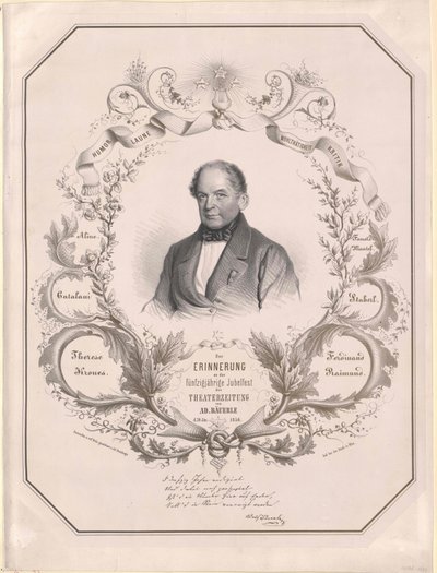 Adolf Baeuerle (impresión) de Artist Unknown