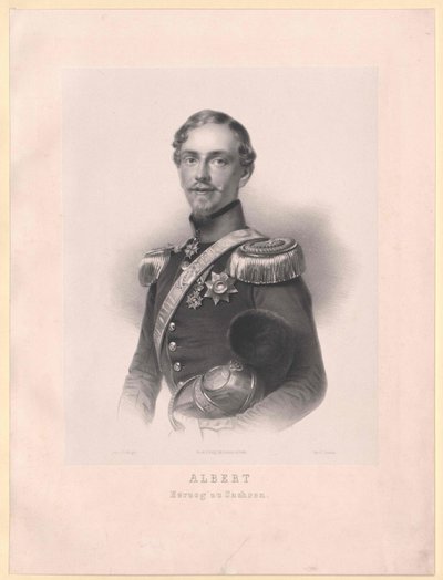 Alberto I Rey de Sajonia, de Artist Unknown