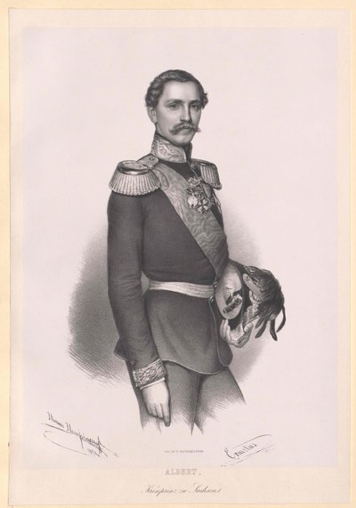 Alberto I Rey de Sajonia, de Artist Unknown