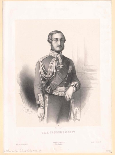 Alberto, Príncipe consorte de Inglaterra Duque de Sajonia Príncipe de Sajonia-Coburgo-Gotha de Artist Unknown