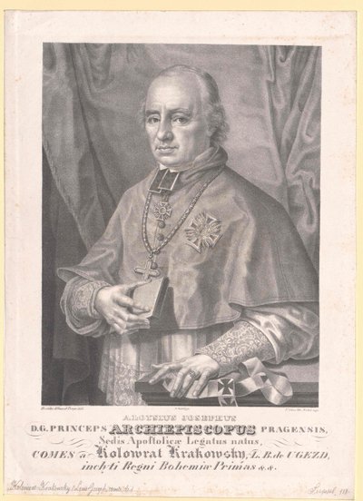 Aloysius Joseph conde Kolovrat Krakowski de Artist Unknown