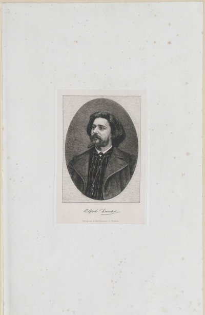Alphonse Daudet (impresión) de Artist Unknown