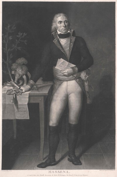 André Duque de Rivoli Príncipe de Essling Massena de Artist Unknown
