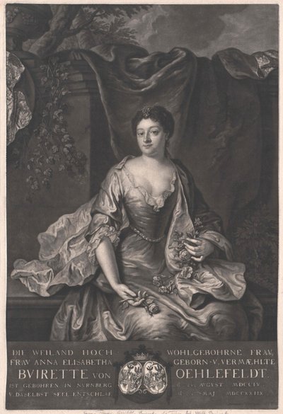 Anna Elisabeth Buirette-Oehlefeld de Artist Unknown