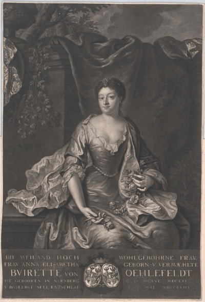 Anna Elisabeth Buirette-Oehlefeld de Artist Unknown