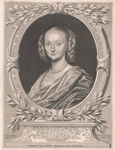 Anna Elisabeth von Stetten (imprimir) de Artist Unknown
