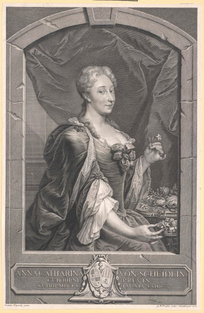 Anna Katharina von Scheidlin de Artist Unknown