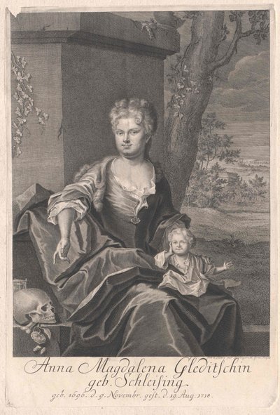 Anna Magdalene Schleising de Artist Unknown