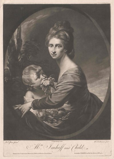 Anna Maria Appolonia Imhoff de Artist Unknown