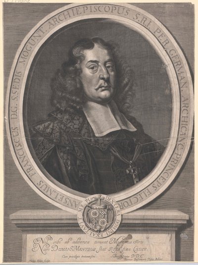 Anselm Franz von Ingelheim (impresión) de Artist Unknown