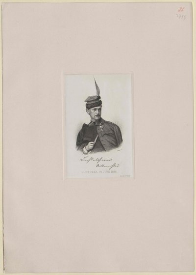 Anton Baron Bechtolsheim-Mauchenheim (imprimir) de Artist Unknown