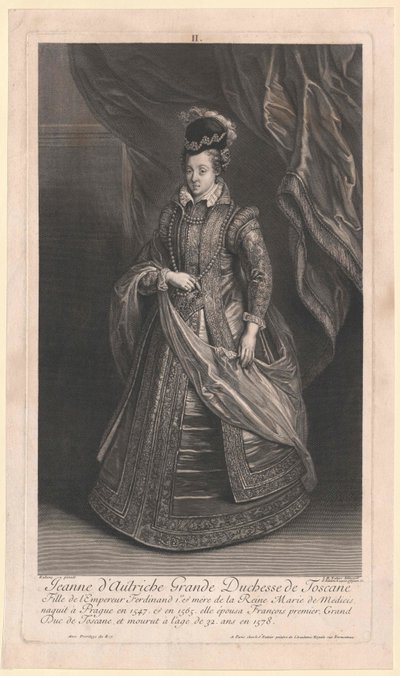 Archiduquesa de Austria Johanna de Artist Unknown