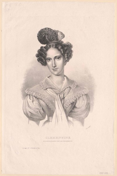 Archiduquesa de Austria María Clementina de Artist Unknown