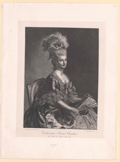 Archiduquesa de Austria Marie Christine de Artist Unknown