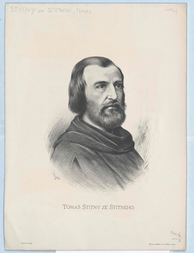 Archiduque de Austria Tomas Sititny ze Sitetneho (imprimir) de Artist Unknown