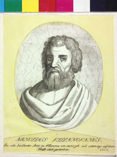 Arnaldus de Villanueva (imprimir) de Artist Unknown