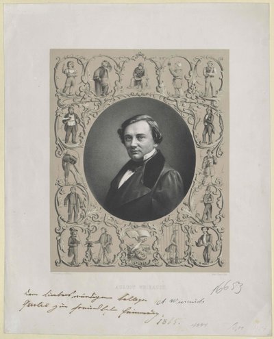 August Weihrauch (imprimir) de Artist Unknown