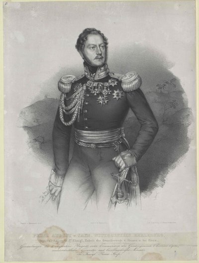 Príncipe Augusto Sayn-Wittgenstein-Berleburg de Artist Unknown